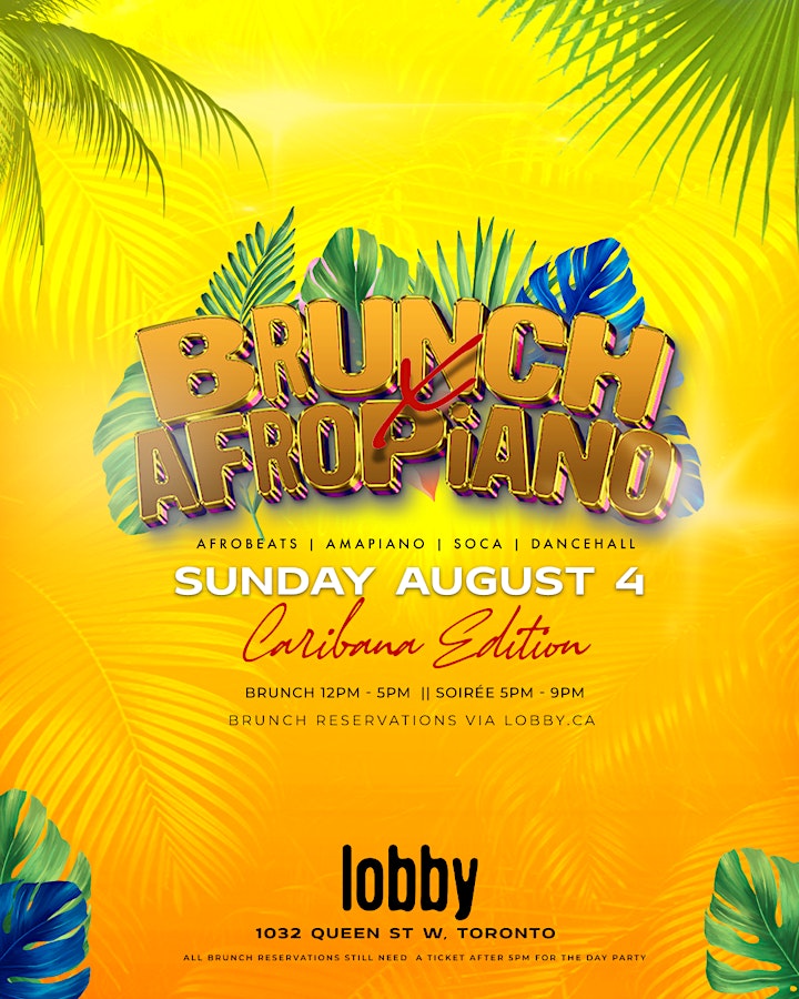 Brunch x AfroPiano Caribana Edition