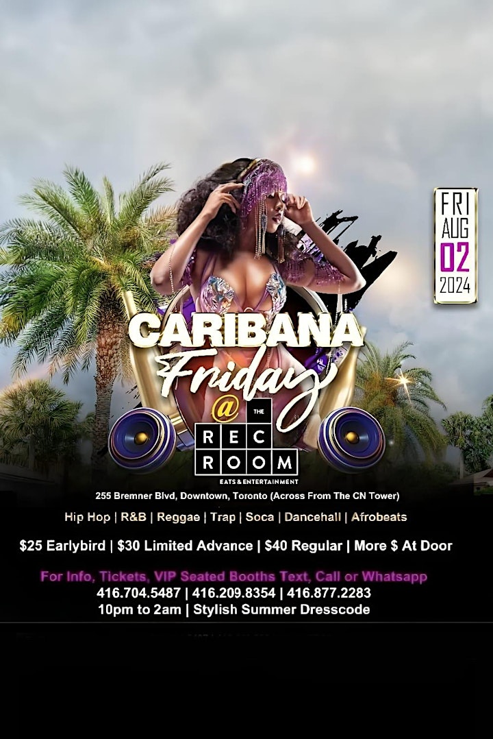 CARIBANA FRIDAY AT THE REC ROOM