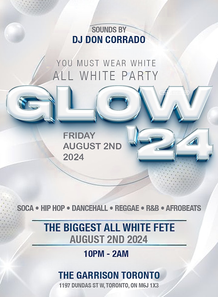 GLOW 2024 - CARIBANA WHITE PARTY