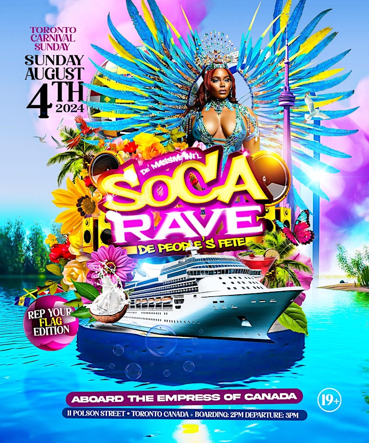 SOCA RAVE BOAT RIDE CARIBANA SUNDAY