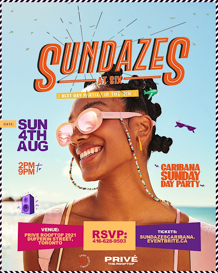 Sundazes At Six - Caribana Sunday Day Party