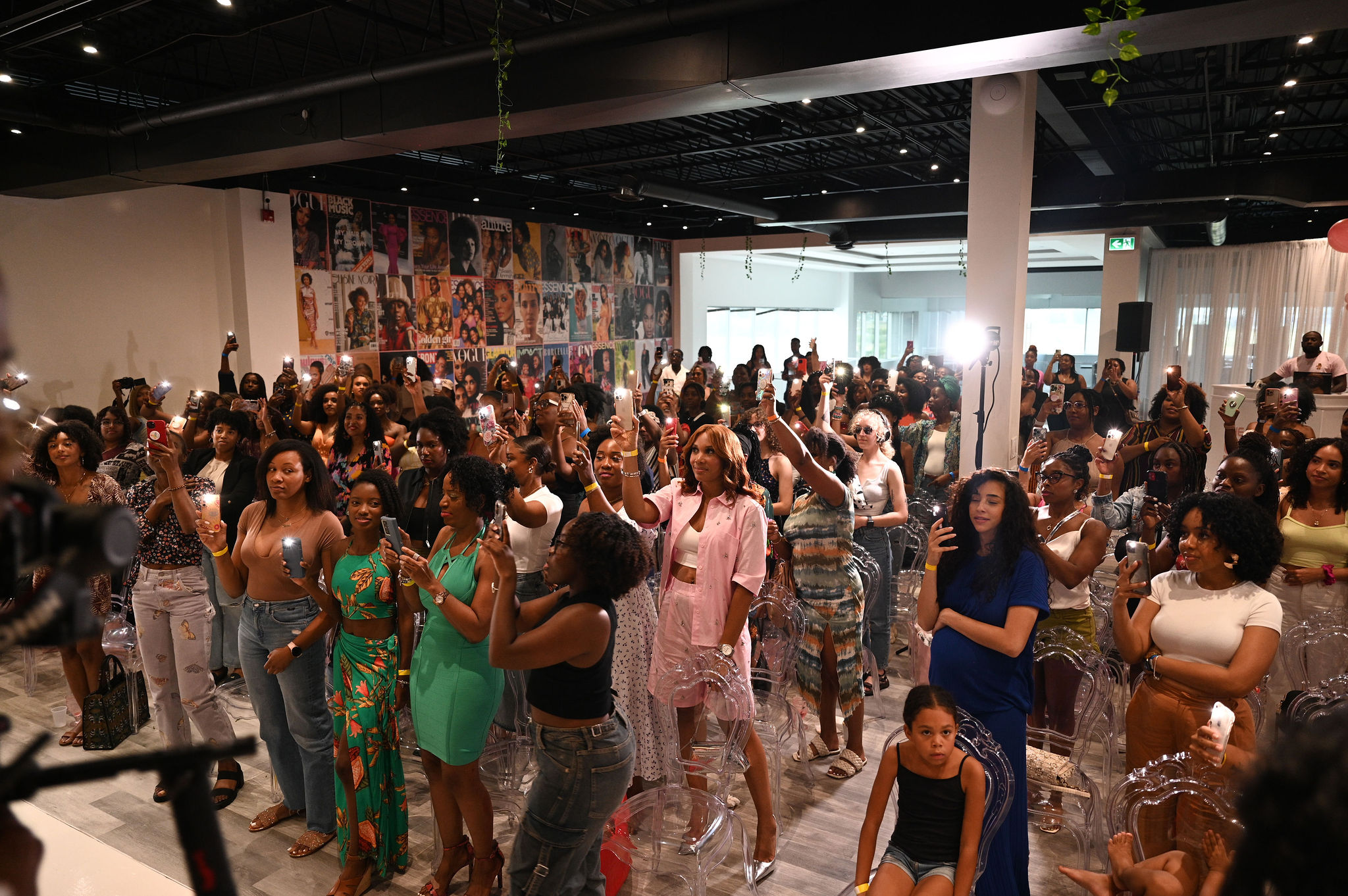 The Ultimate Curly Hair Experience people in attendance