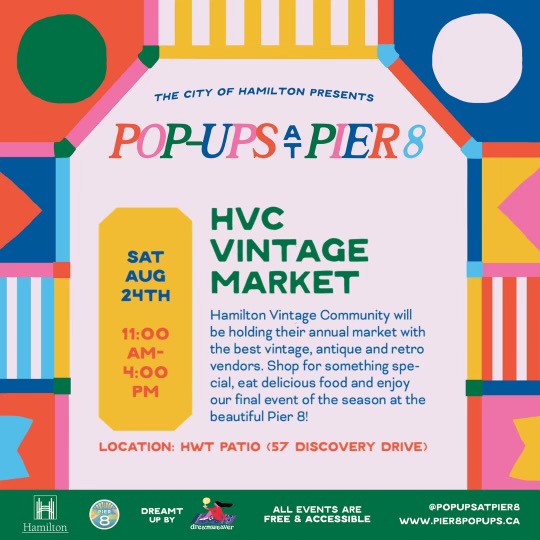 HVC Vintage Market - Pop Ups at Pier 8 (Hamilton)