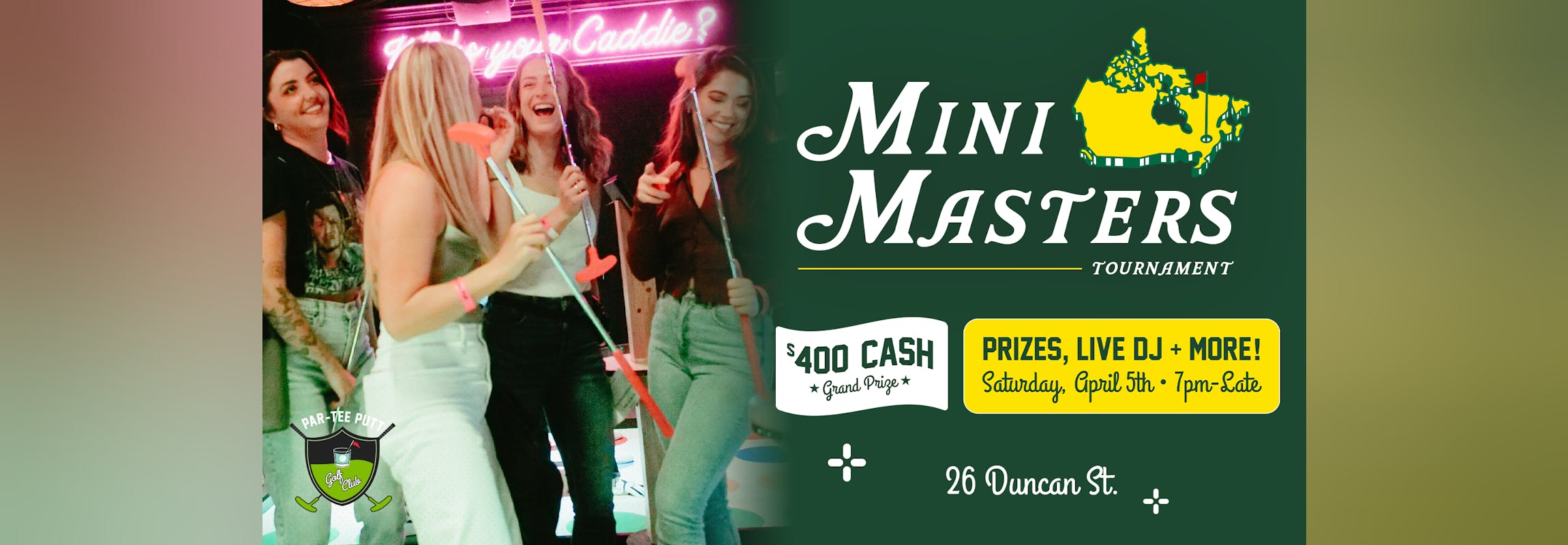 Par-Tee Putt’s Mini Masters Tournament Toronto
