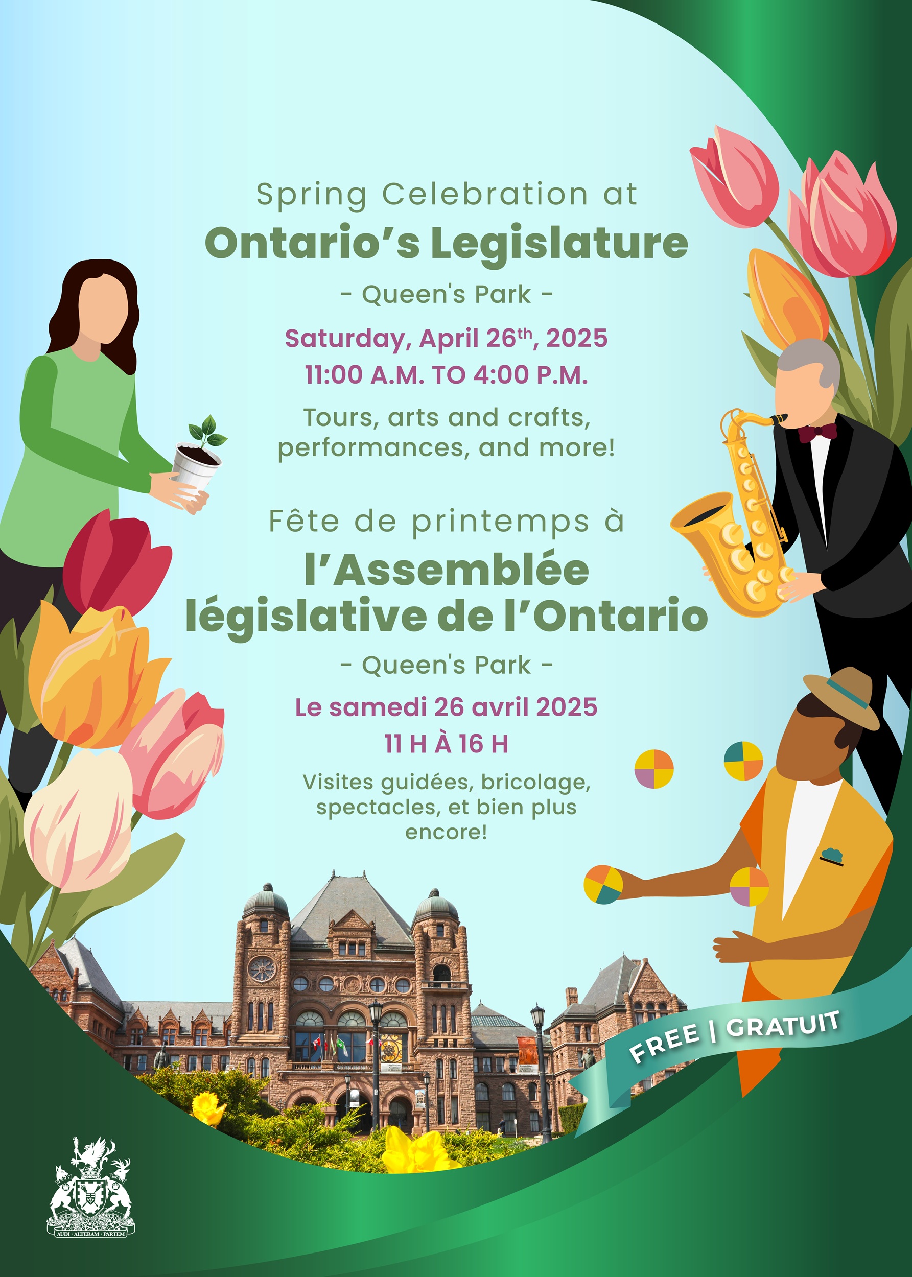 Spring Celebration at Ontario's Legislative Building (Toronto)